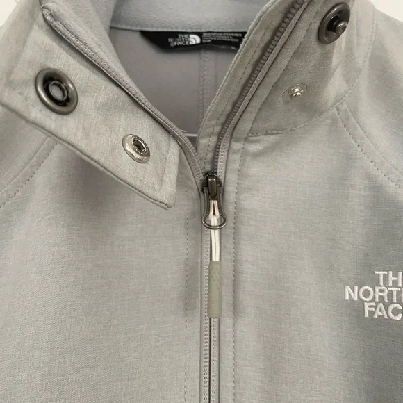 The North Face Gray Light Jacket with Stand-Up Collar woman’s size small - Picture 8 of 12